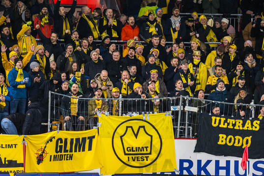 Spectators in the stands