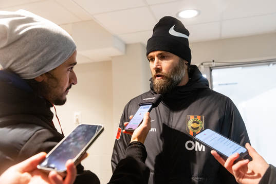 Brommapojkarnas tränare Olof Mellberg
