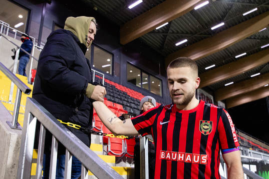 Brommapojkarnas Amadeus Sögaard och Runar Sögaard