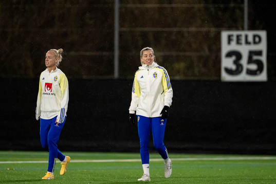 Caroline Seger and Linda Sembrant