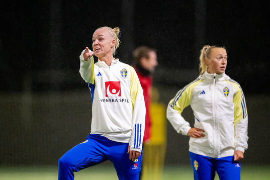 Caroline Seger and Hanna Bennison