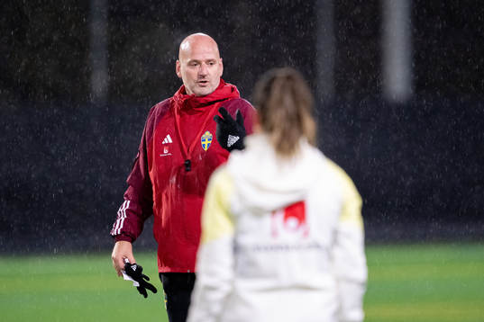 Assistant coach Magnus Wikman