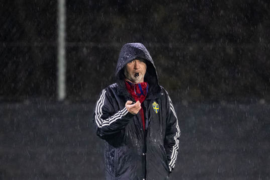 Head coach Peter Gerhardsson
