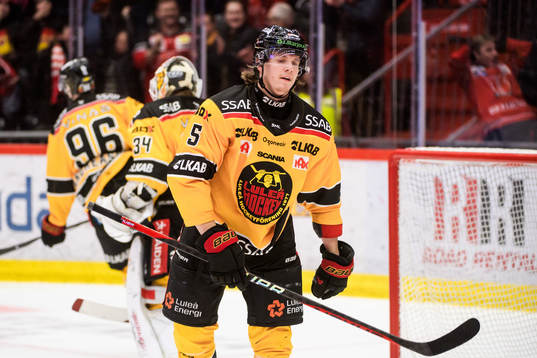 Luleås Marcus Hardegård deppar
