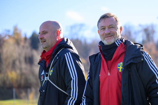 Assistant coach Magnus Wikman and Head coach Peter