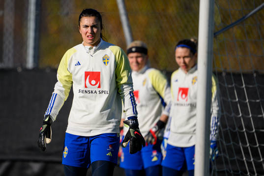 Goalkeeper Zecira Musovic, Goalkeeper Emma Holmgren and