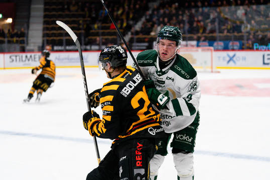 Skellefteås Simon Robertsson och Färjestads Oscar Lawner