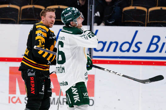 Skellefteås Pär Lindholm och Färjestads Joel Nyström