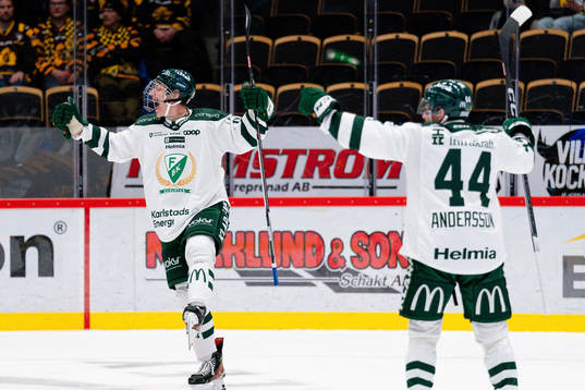 Färjestads Jack Berglund och Jonathan Andersson