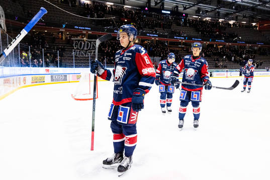 Linköpings Mattias Hävelid deppar