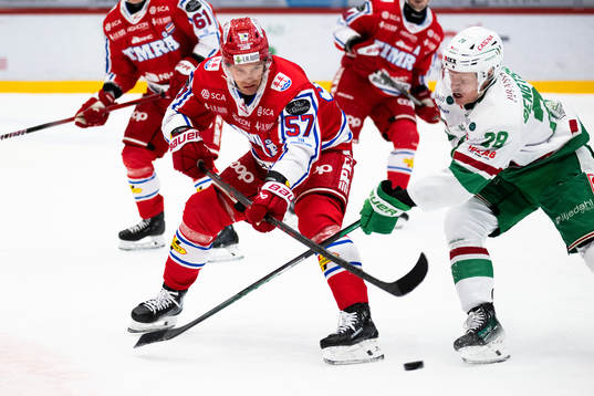 Timrås Anton Wedin och Rögles Anton Bengtsson