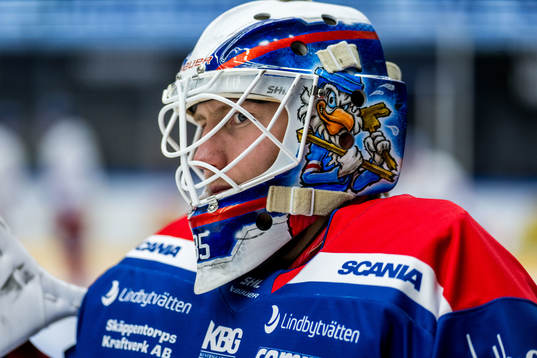 IK Oskarshamns målvakt Emil Kruse