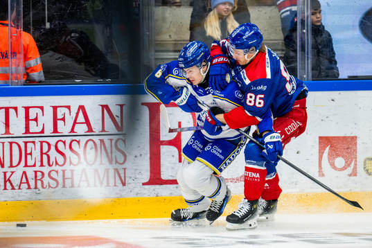 Leksands Alexander Lundqvist och Oskarshamns Lukas Jasek