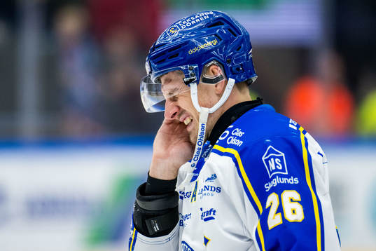 Leksands IFs Patrik Noren har ont