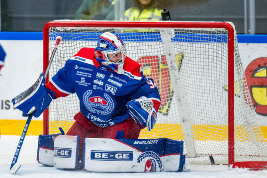 IK Oskarshamns målvakt Marek Langhamer