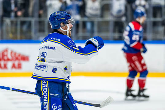 Leksands IFs Matt Caito jublar