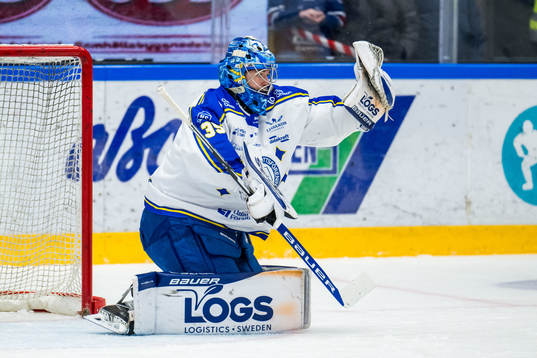 Leksands IFs målvakt Filip Larsson