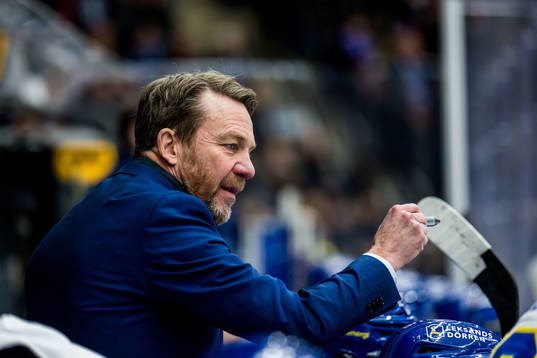 Leksands IFs tränare Charles Berglund
