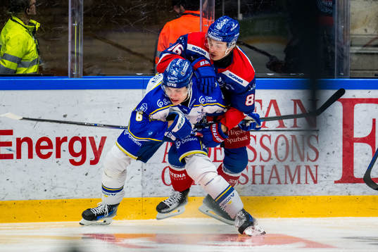 Leksands IFs Alexander Lundqvist och IK Oskarshamns Lukas