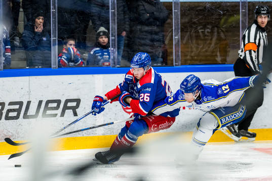 Oskarshamns Lukas Pilö och Leksands Kalle Östman