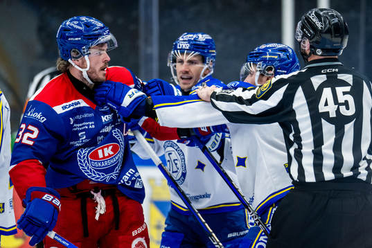Oskarshamns Oscar Engsund och Leksands Peter Cehlarik