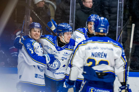 Leksands IFs Arvid Eljas jublar