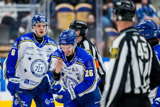 Leksands IFs Patrik Noren jublar