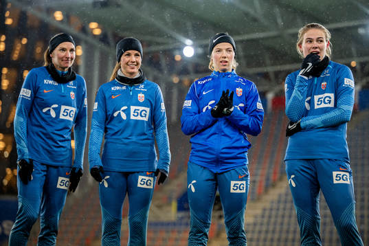 Marit Bratberg Lund, Tuva Hansen, Justine Kielland and