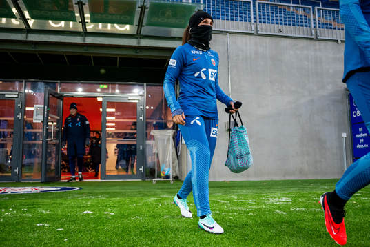 Tuva Hansen of the Norwegian women's national football team