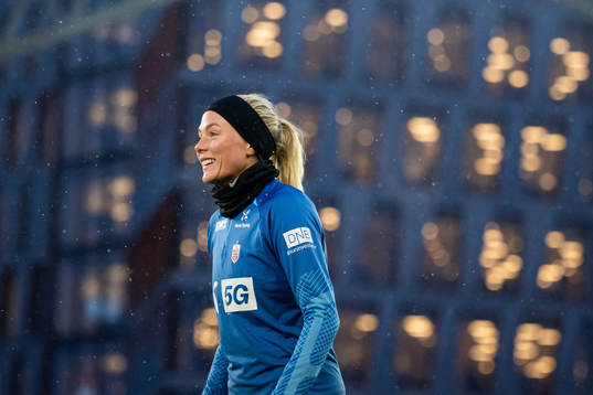 Guro Bergsvand of the Norwegian women's national football