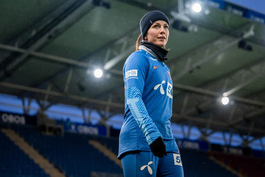 Tuva Hansen of the Norwegian women's national football team