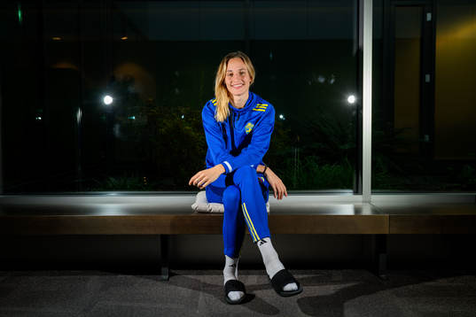 Nathalie Björn of Sweden of the women's national football