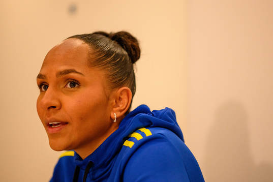 Madelen Janogy of Sweden of the women's national football