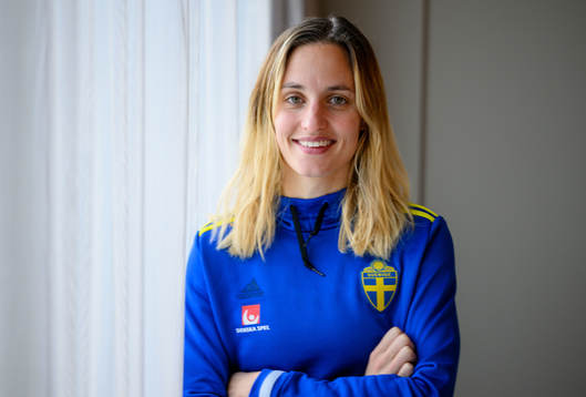 Nathalie Björn of Sweden of the women's national football