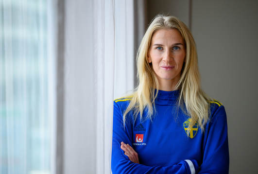 Sofia Jakobsson of Sweden of the women's national football