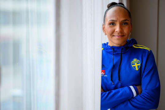 Madelen Janogy of Sweden of the women's national football