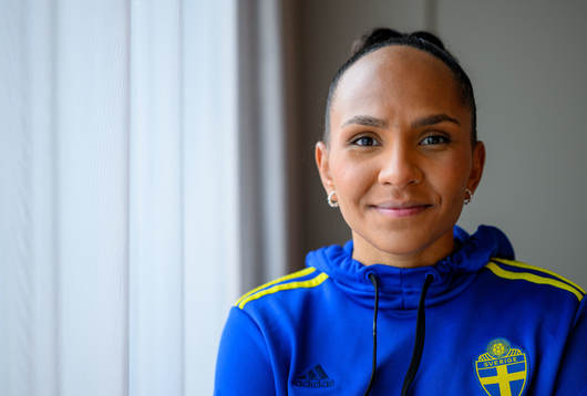 Madelen Janogy of Sweden of the women's national football