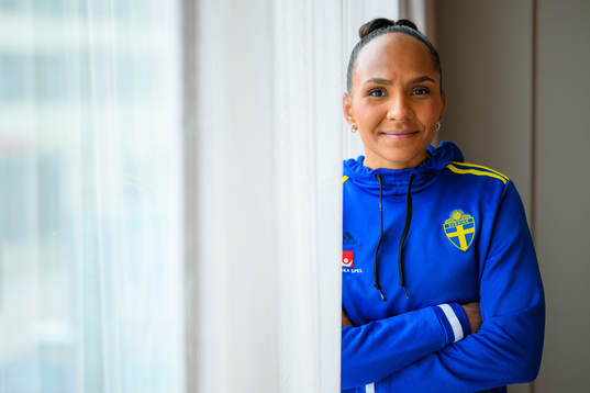 Madelen Janogy of the women's national football team of
