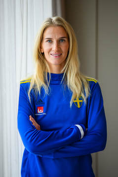 Sofia Jakobsson of the women's national football team of