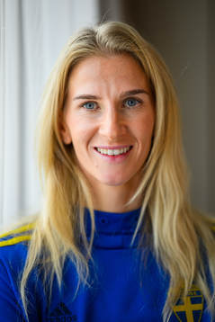 Sofia Jakobsson of the women's national football team of
