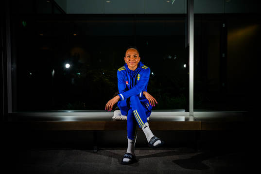 Madelen Janogy of the women's national football team of