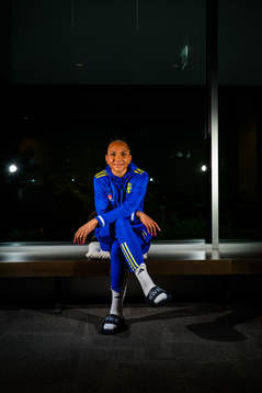 Madelen Janogy of the women's national football team of