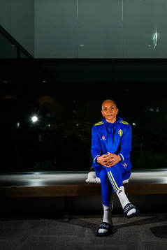 Madelen Janogy of the women's national football team of