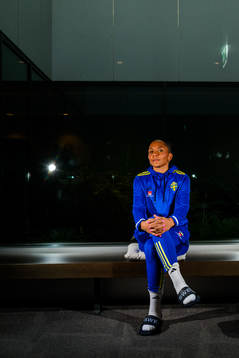 Madelen Janogy of the women's national football team of