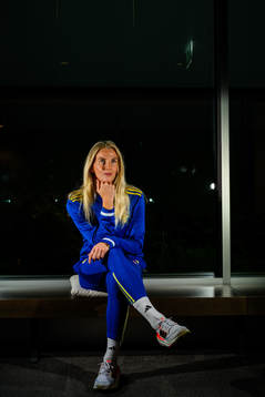 Sofia Jakobsson of the women's national football team of