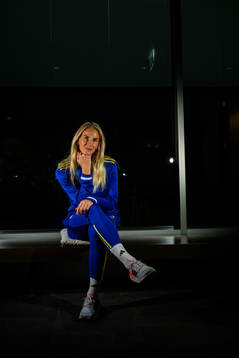 Sofia Jakobsson of the women's national football team of