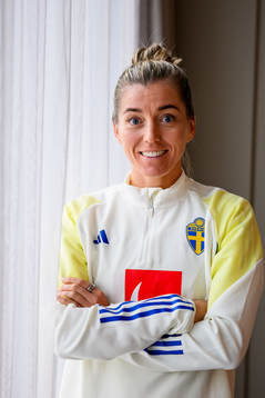 Linda Sembrant of the women's national football team of