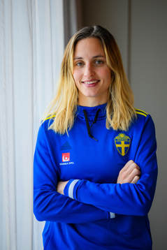 Nathalie Björn of the women's national football team of
