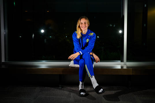 Nathalie Björn of the women's national football team of