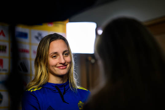 Nathalie Björn of the women's national football team of